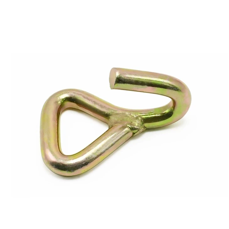 38mm 3T Ratchet Cargo Strap Metal Single J Hook