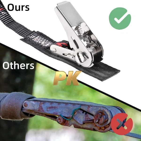 1'' Stainless Steel Ratchet Straps Endless Tie Down With Custom Logo